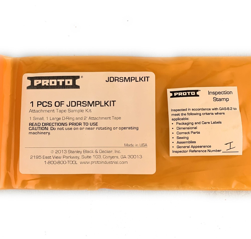 🌟2 Web D-Ring Tethers & Silicone Tape For Proto Tethered Lanyard Tools