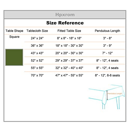 Rustic Bedside Square Small Tablecloth Striped 24" x 24" (Square) Blue