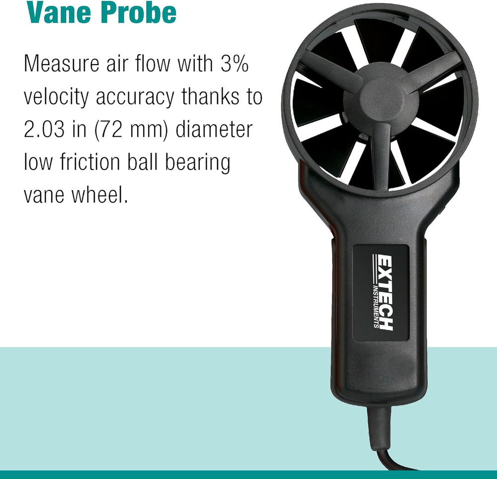 AN100 CFM/CMM Mini Thermo-Anemometer