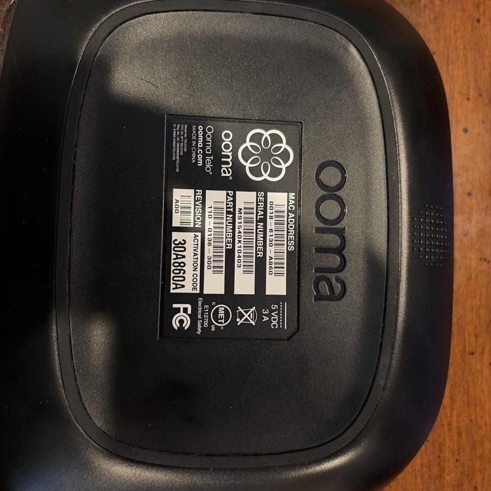 OOMA Telo 110-0136-300 Black
