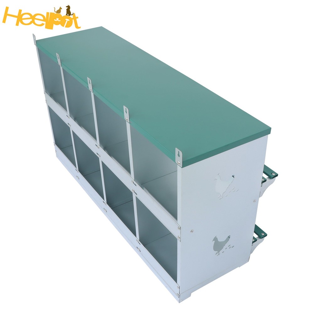 8 Holes Compartments Chickens Egg Laying Box High Quality Materials Nesting Box