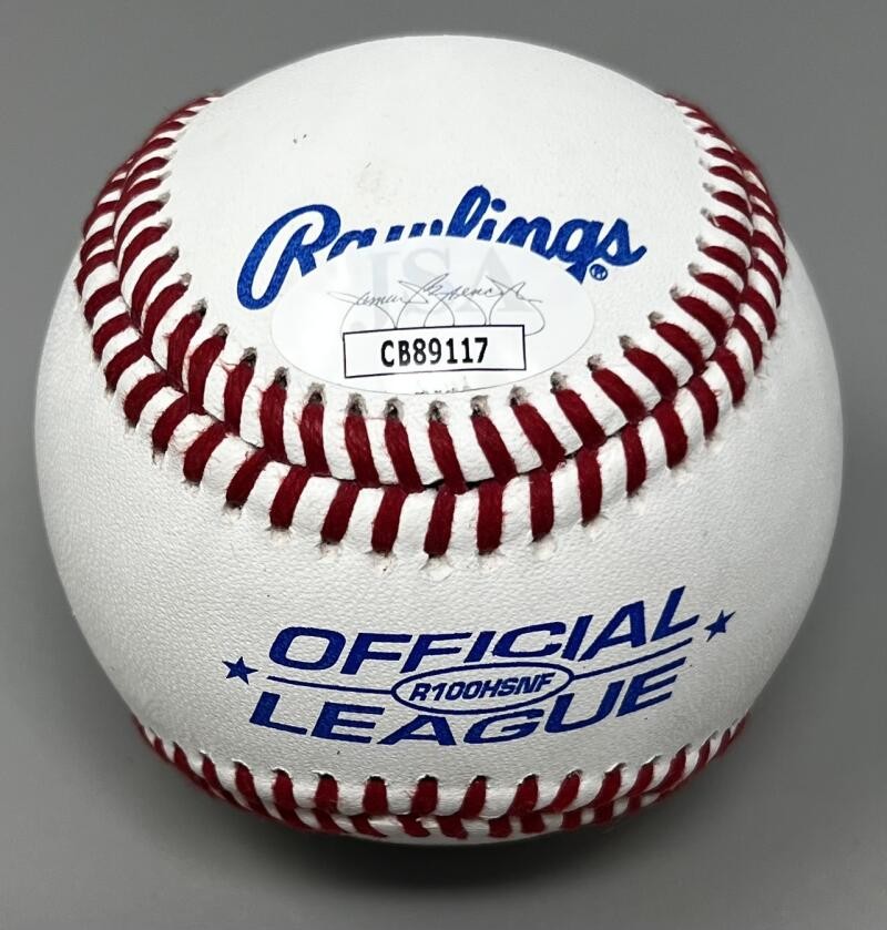 Derek Holland Autographed Signed Rawlings Baseball JSA Authentic