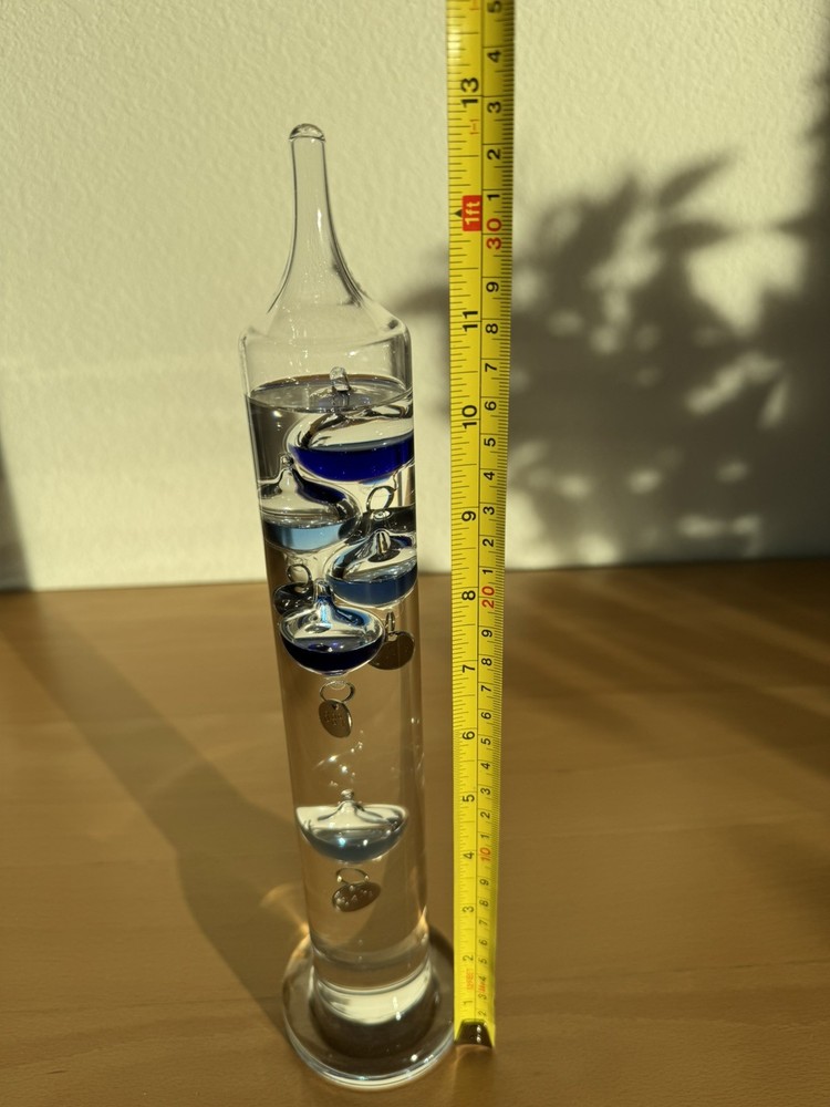 GALILEO Thermometer 13 Inches Tall