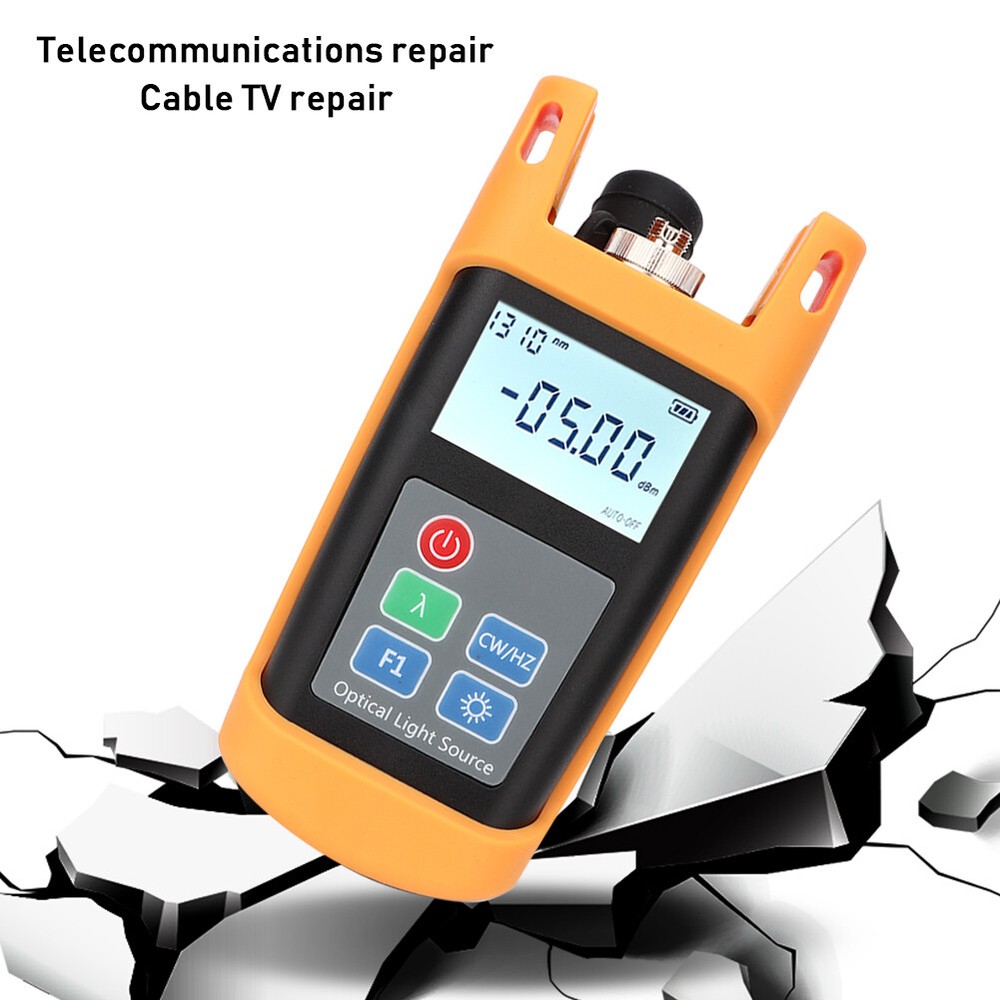 Handheld Optical Power Meter Tester Dual Wavelength 1310&1550nm Light Source