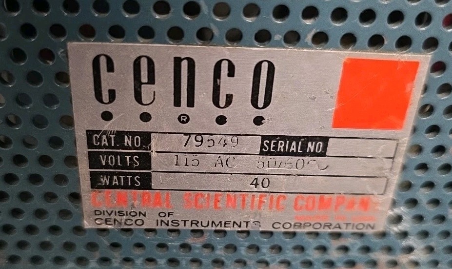 CENCO 79549 POWER SUPPLY