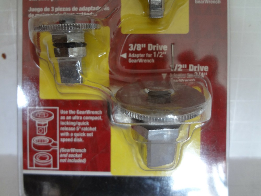 Ace 3 Pc. Locking Quick Release Drive Tool Adapter Set (2107126)