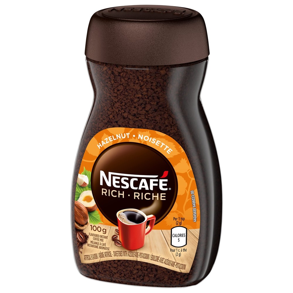 NESCAFÉ Rich Instant Coffee 100g Hazelnut