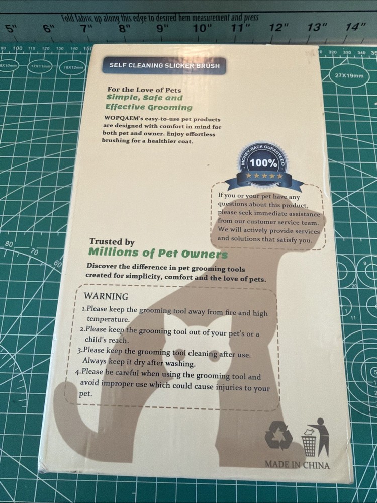 Self Cleaning Slicker Brush New Open Box