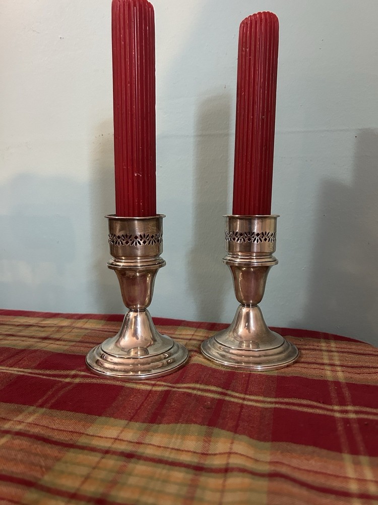 Gorham Silver Candle Holders