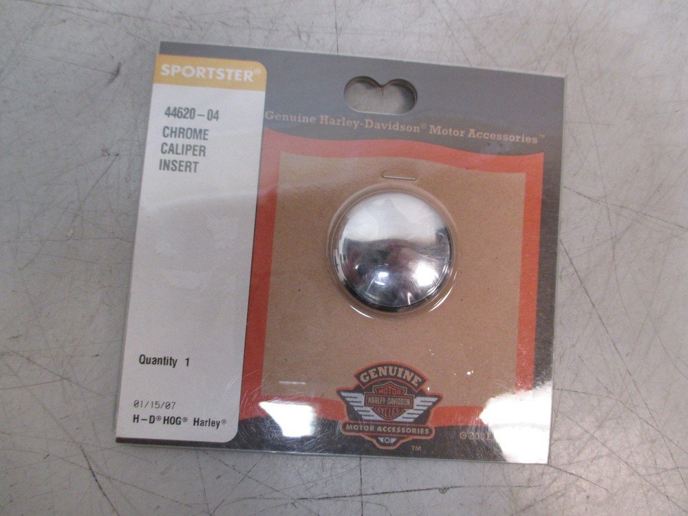 HARLEY-DAVIDSON CHROME CALIPER INSERT SPORTSTER 44620-04