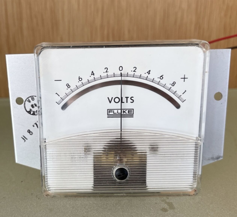 Vintage API Instruments Fluke 302 Shielded Panel Meter Volts Voltmeter