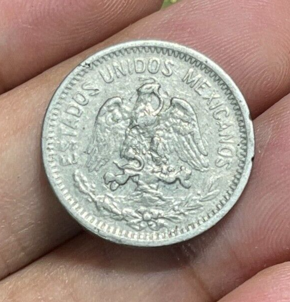 1907 Mexico 5 Centavos Coin