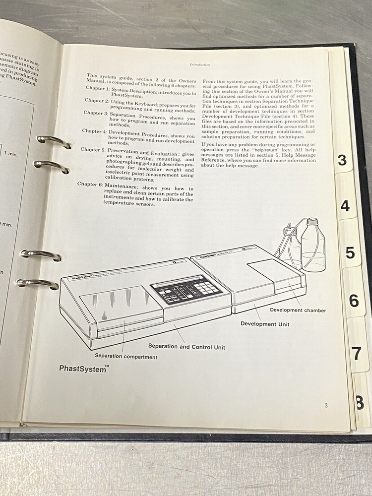 Pharmacia Phast System - Users Guide / Instruction / Manual