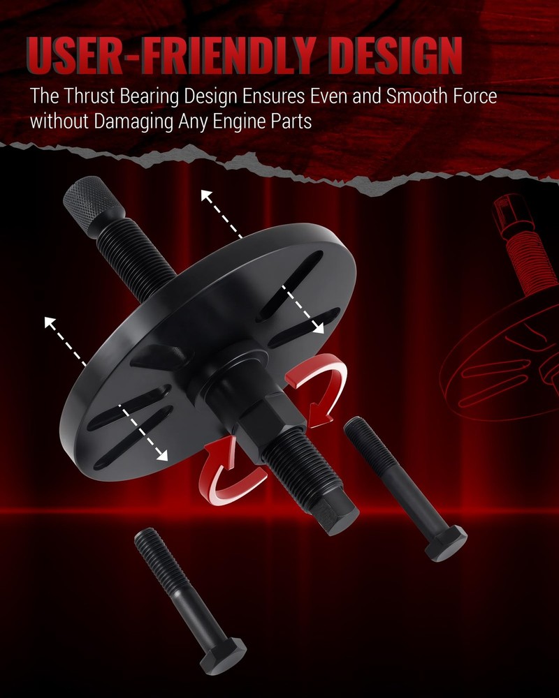 Harmonic Balancer Puller and Installer Tool Set, Works as X-Series