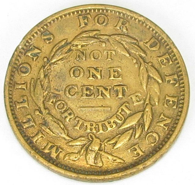 Hard Times Token Not One Cent, HT 49, Very Fine, #314