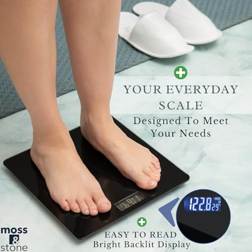 Digital Body Weight Bathroom Scale Smart Scale Step-on Technology with Easy