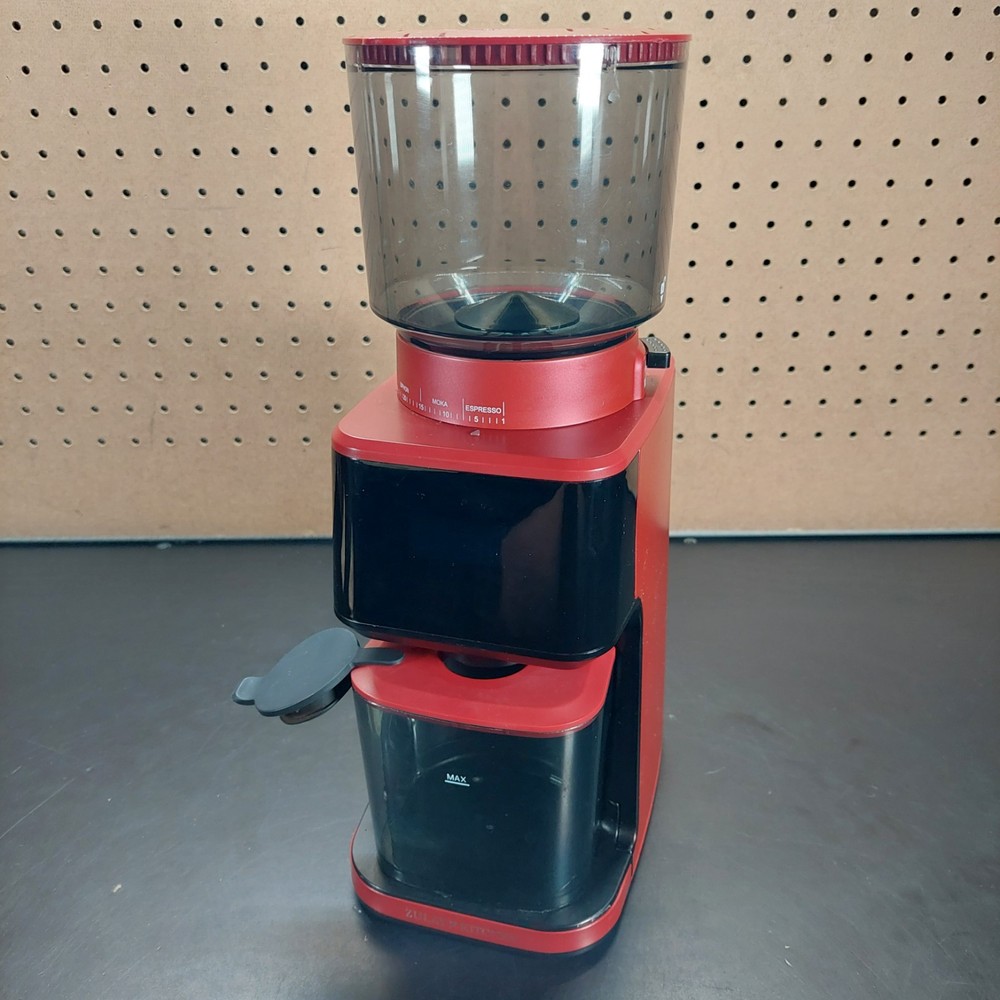 Zulay Kitchen Espresso Coffee Grinder Red bd-cg018