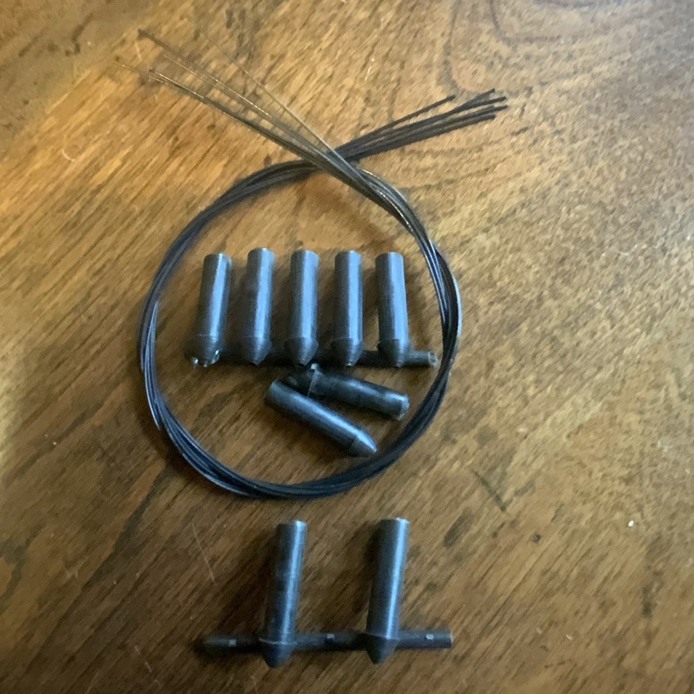 RC Airplane Control Surface Cables with Plastic Pass Through Guides