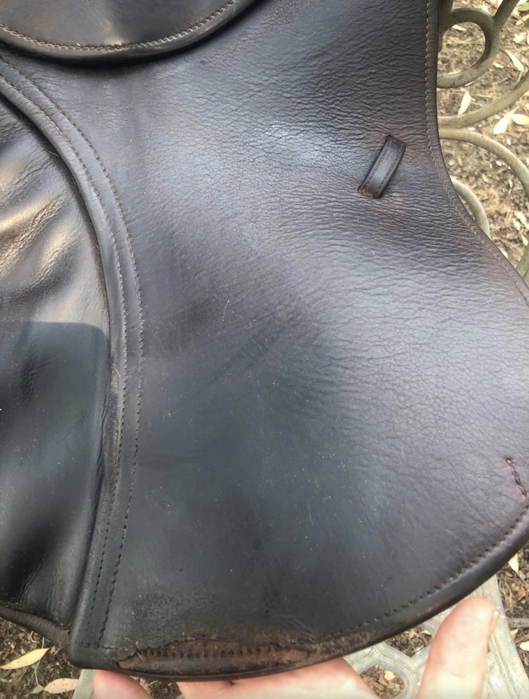 County Saddlery Solution H/J Jumping Saddle 17" Medium Tree