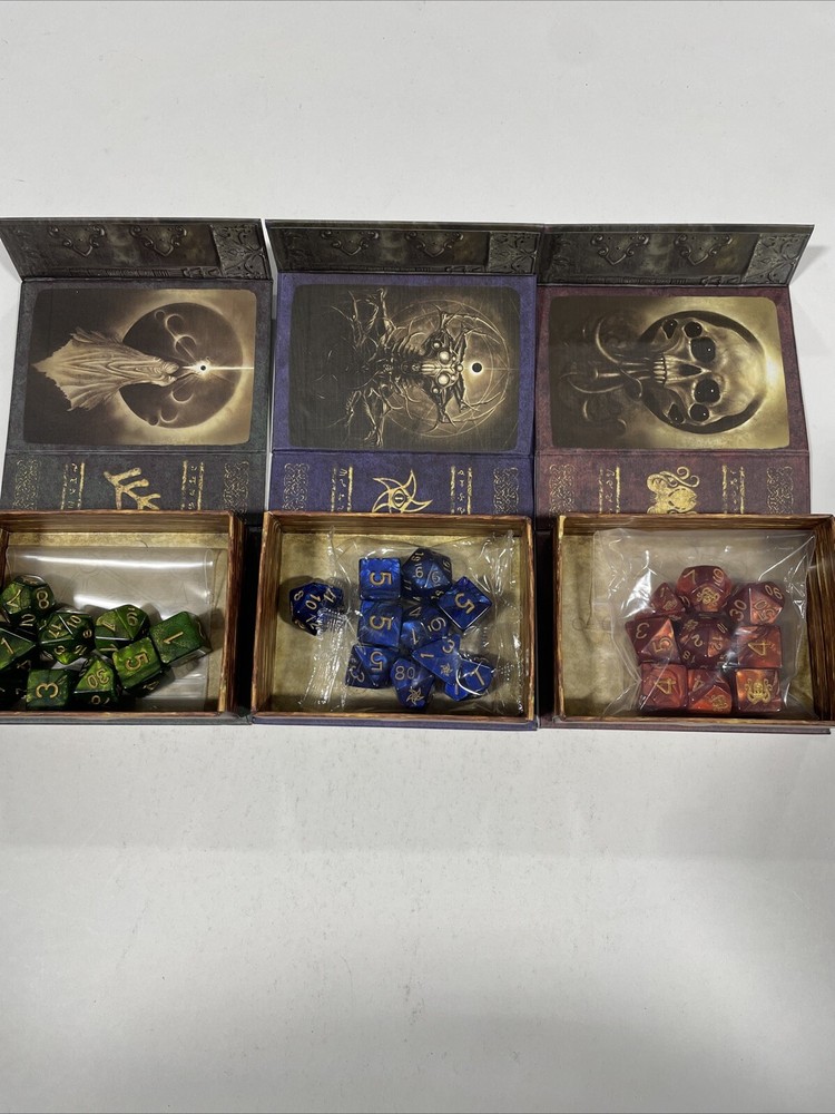 Elder Dice Doom Edition Kickstarter Infinite Black 2018