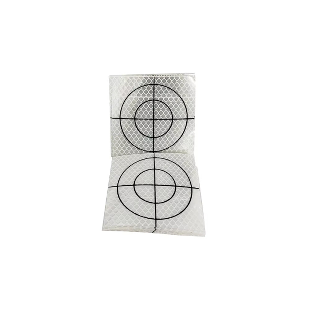 100Pcs 40*40mm Total Station Reflector Silver Reflective Target