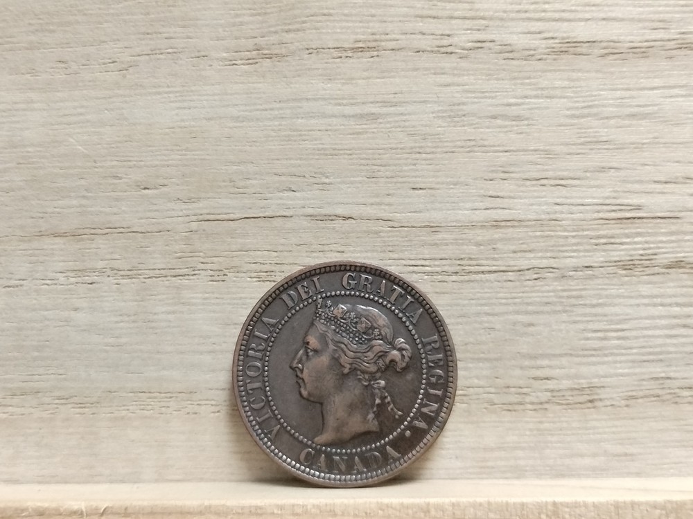1898 One Cent Canada Bronze Coin