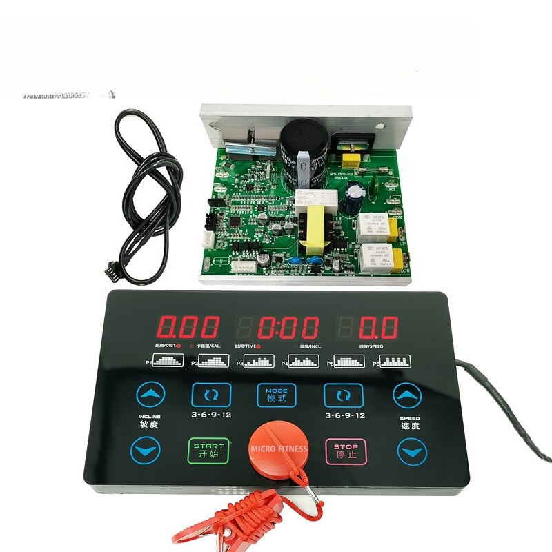 General Use for Repair Treadmill Control Board + Display Panel 1-2.0HP DC Motor