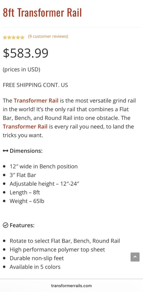 Transformer Rail