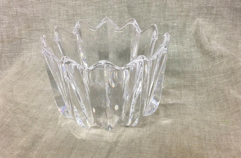 Orrefors "Fleur" Crystal 4-3/4" Bowl