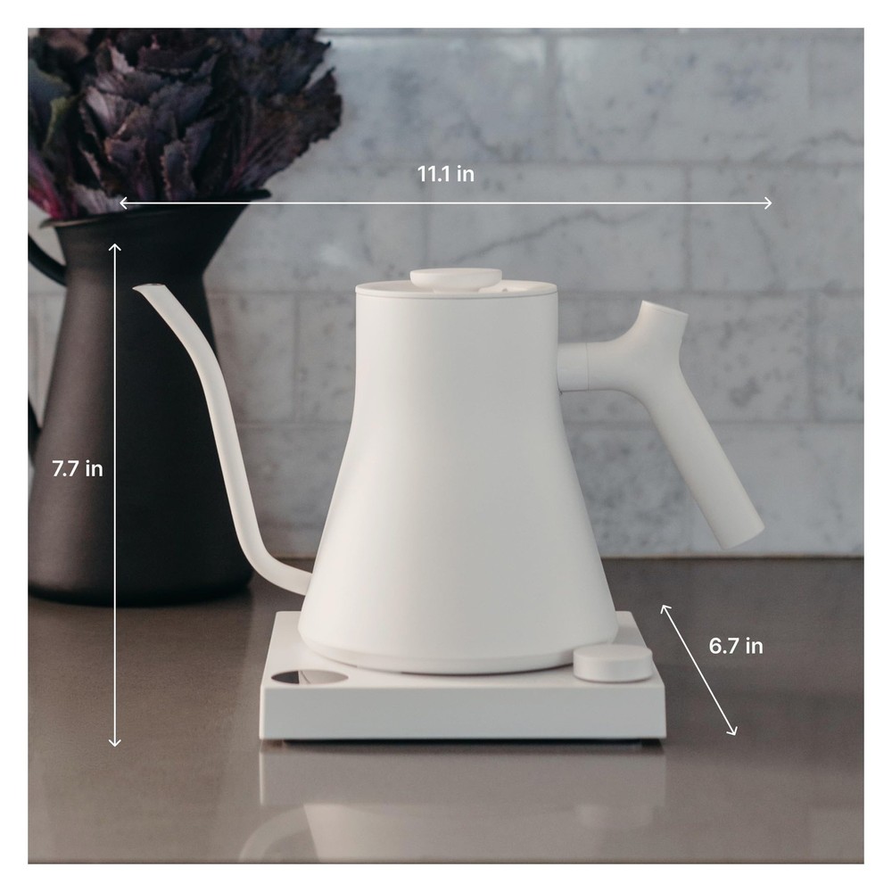 Fellow Stagg EKG Pro Pour-Over Kettle Matte White 0.9 Liter