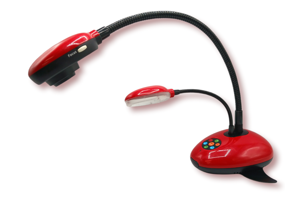 Lumens DC155 Digital Visualizer (Red) Document Camera Visual Presenter