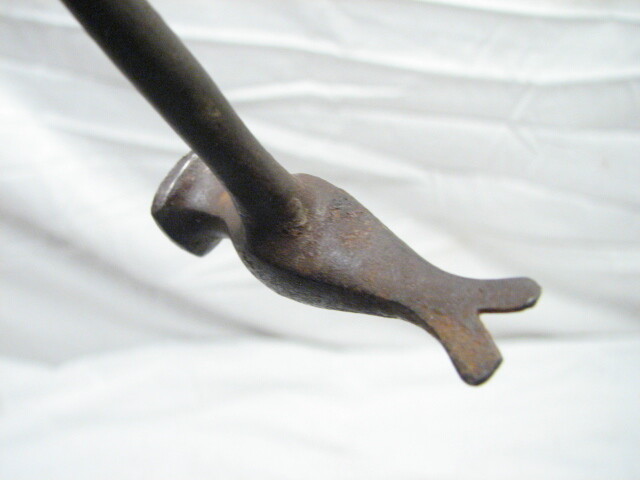 Antique Blacksmith Hand Forged Claw Hammer Head Multi Tool Handle Kit Mini