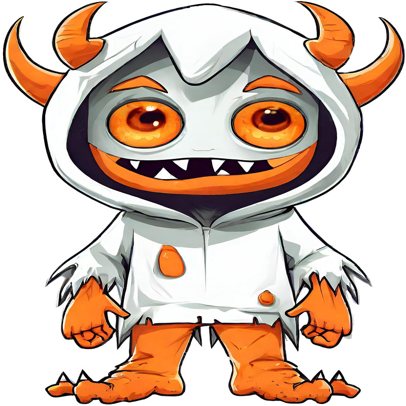 30 Custom Modern Halloween Monster Personalized Address Labels