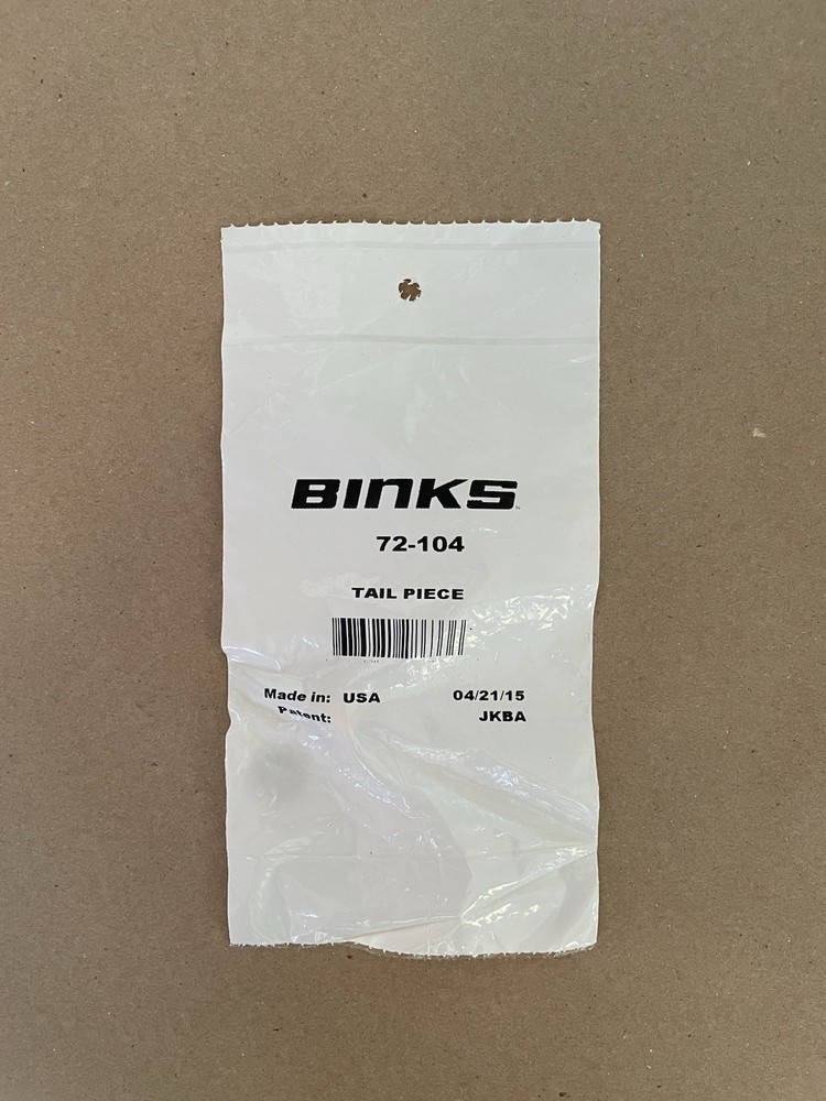 BINKS 72-104. TAIL PIECE. SG2 Plus