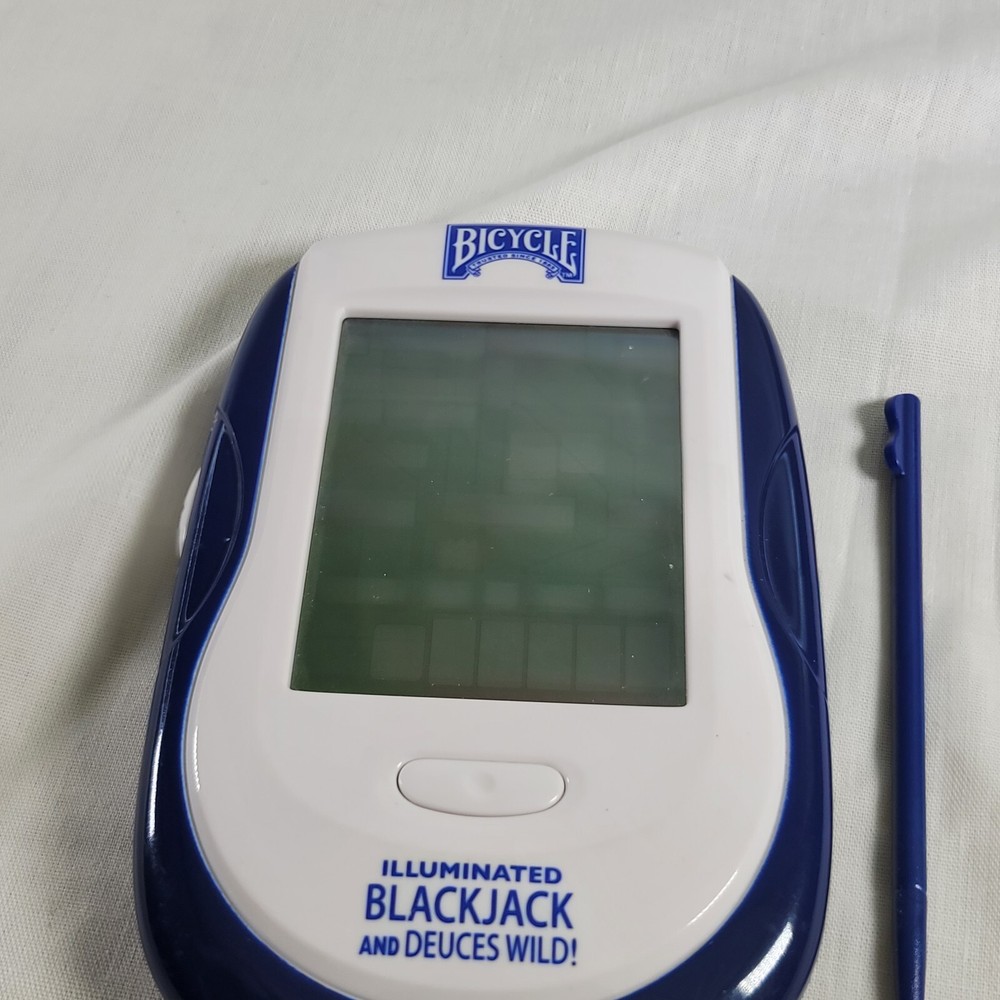 Bicycle Illuminated Blackjack, Deuces Wild Electronic Handheld Travel Game