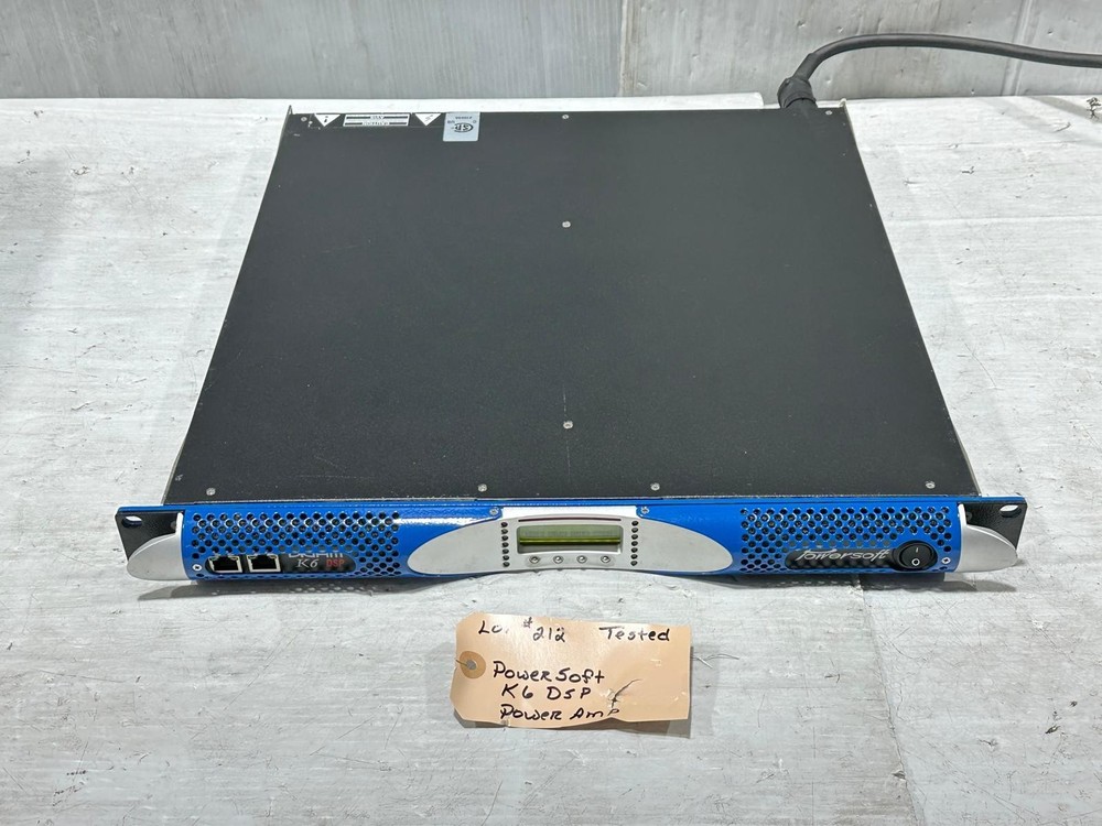 Powersoft DSP K6 7200W Power Amplifier #212 (One) TrueHeartSound
