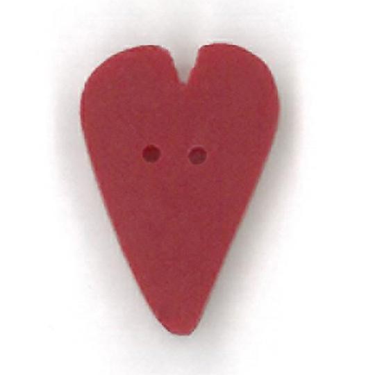 Red Heart Buttons by Just Another Button Company