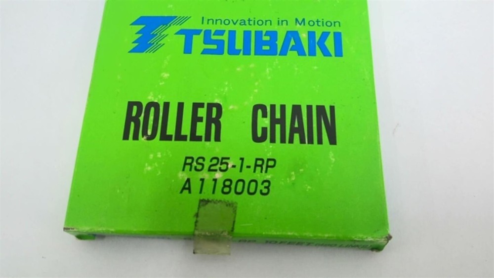 TSUBAKI RS25-1-RP 10' Roller Chain