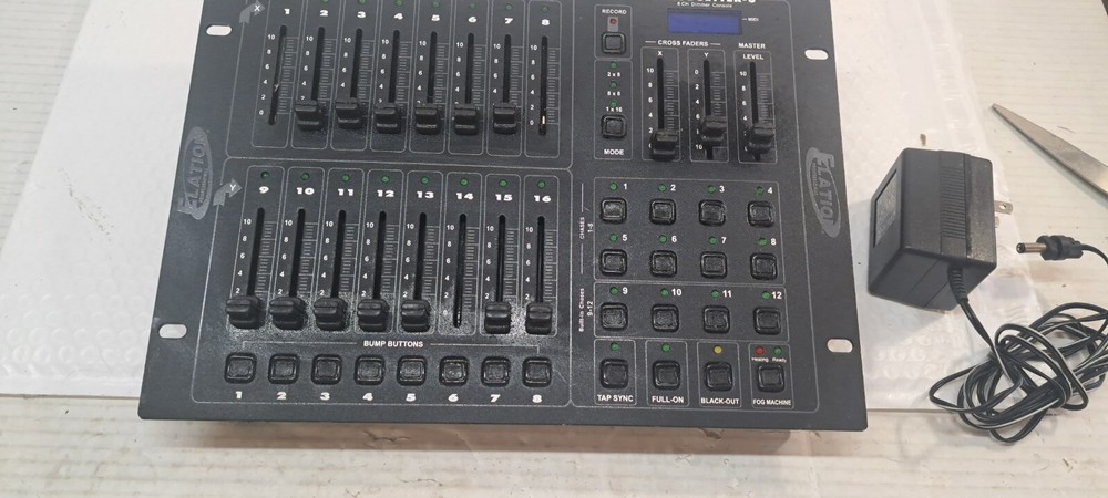 Elation Stage Setter 8 16CH DMX Lighting Controller Dimmer Console FOR PARTS