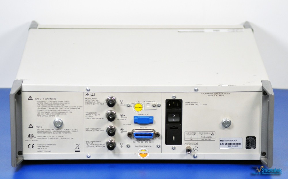 Fluke 9610A/AF RF Reference Source 10Hz to 4GHz