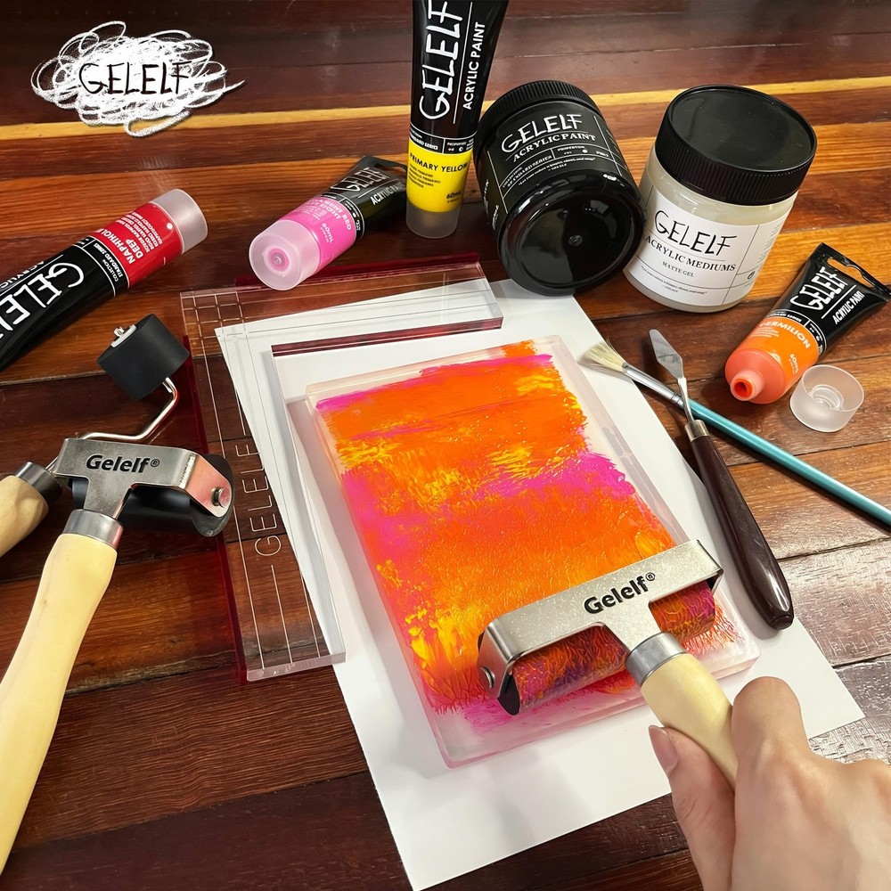 Smooth Peeling Brayer Roller - Wood Hand Roller Rollers Ink Roller Tape Rolle