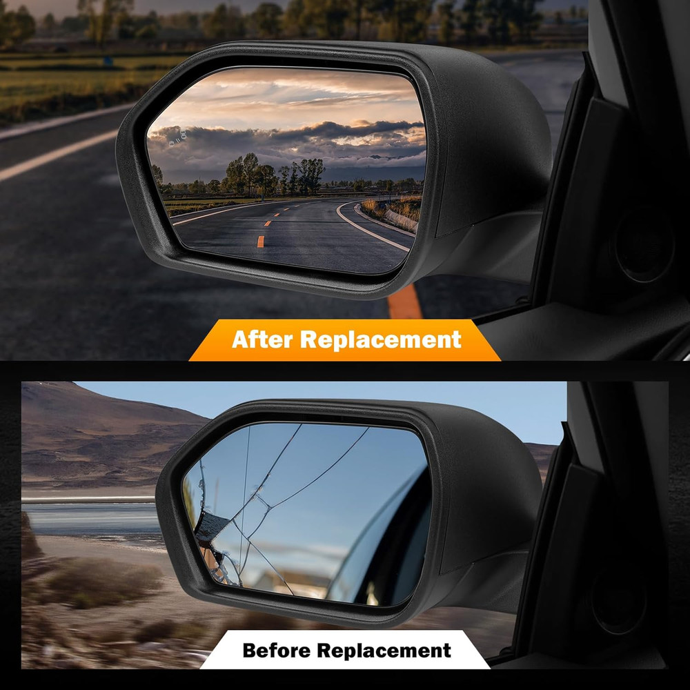 Left Driver Side Mirror Compatible with Ford Explorer 2020-2025, View Mirror wit