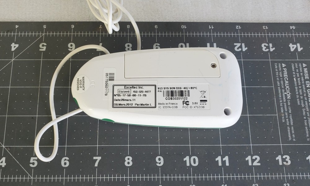 Exceltec Ocea Soft Cobalt Temperature Data Logger