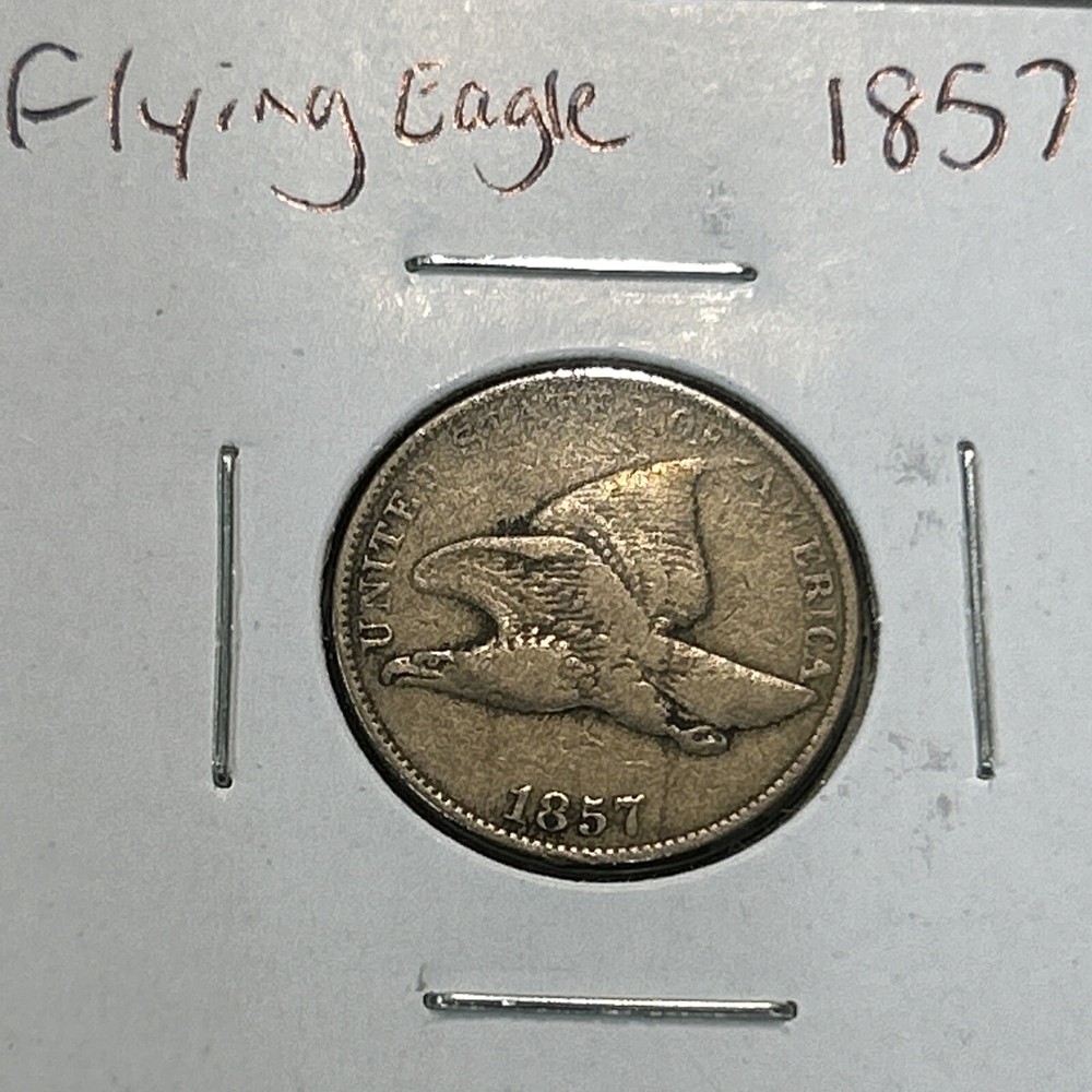 1857 Flying Eagle Cent Copper Coin Great Coin