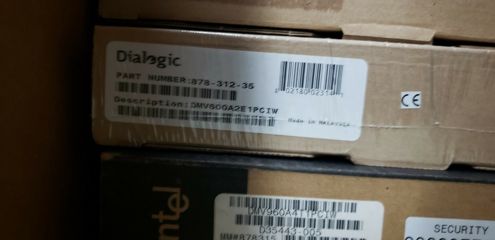 Dialogic DMV600A-2E1-PCIW - NEW SEALED (878-312)