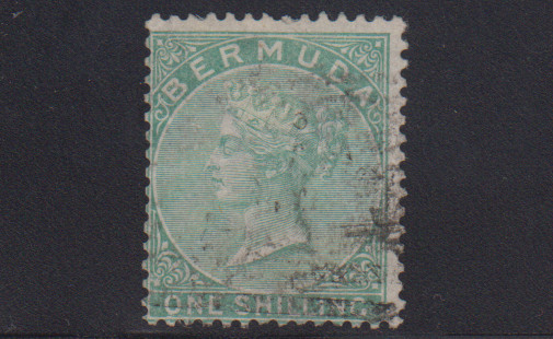 Bermuda Sc#6, SG#8 Crown and CC Watermark Used