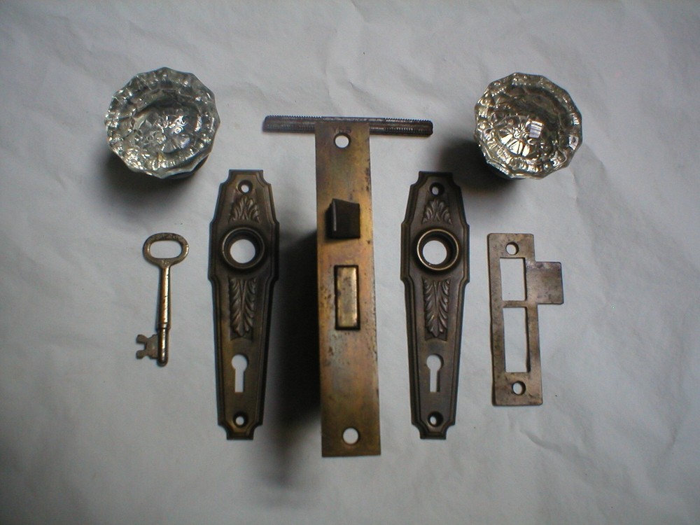 Antique Art Deco Era Door Hardware
