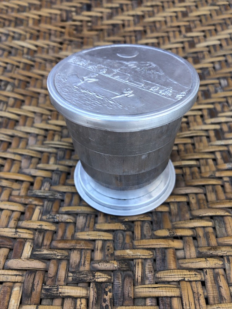 Vintage Collapsible Aluminum Cup