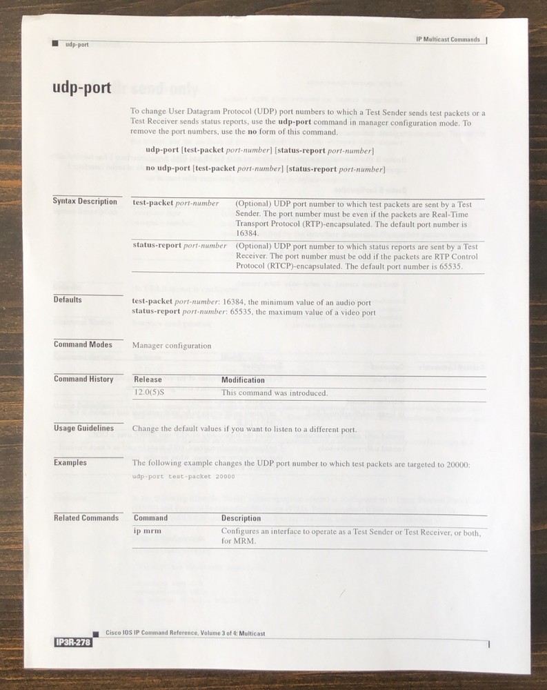 Cisco Systems - Cisco IOS IP Command Reference, Volume 3: Multicast (2003)