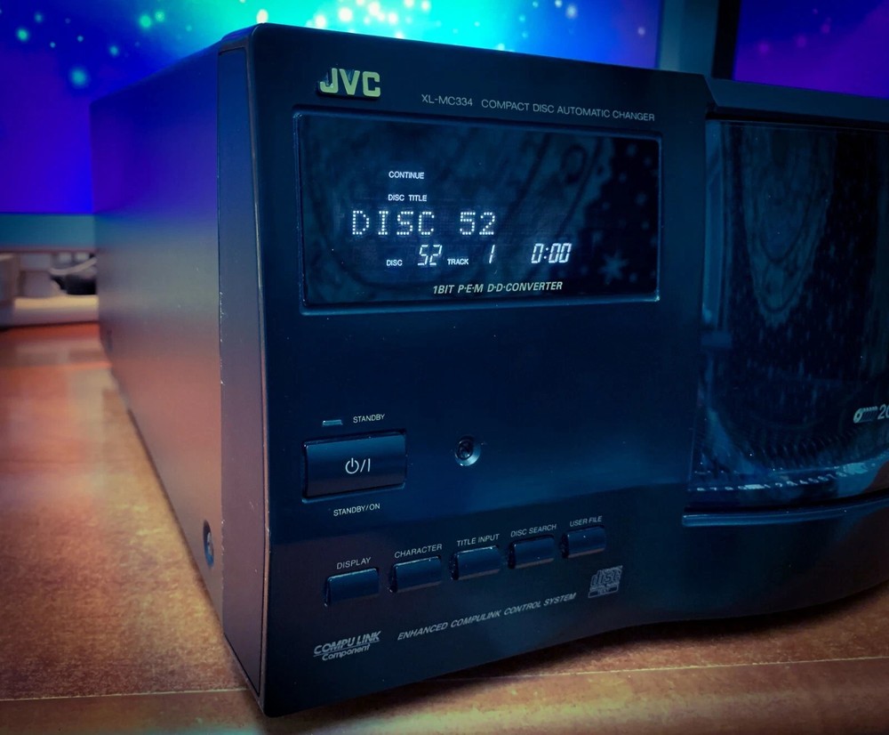 JVC XL-MC334 🌈RaRe🌈 Vintage Changer CD TEXT (200 Compartment!)